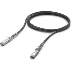 Ubiquiti 3m 25GBase Cable - Direct Attach, Black | High-Speed Connectivity for Reliable Performance
